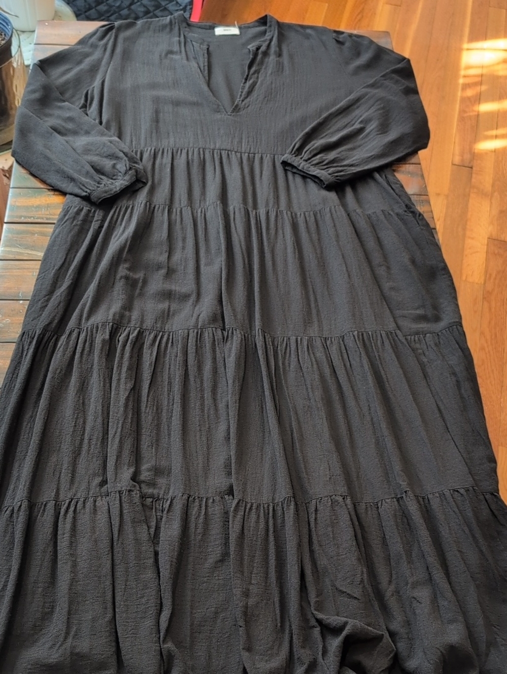 Mikoh Paris Tiered Maxi Dress Lightweight Flowy Size 3 - Picture 3 of 11